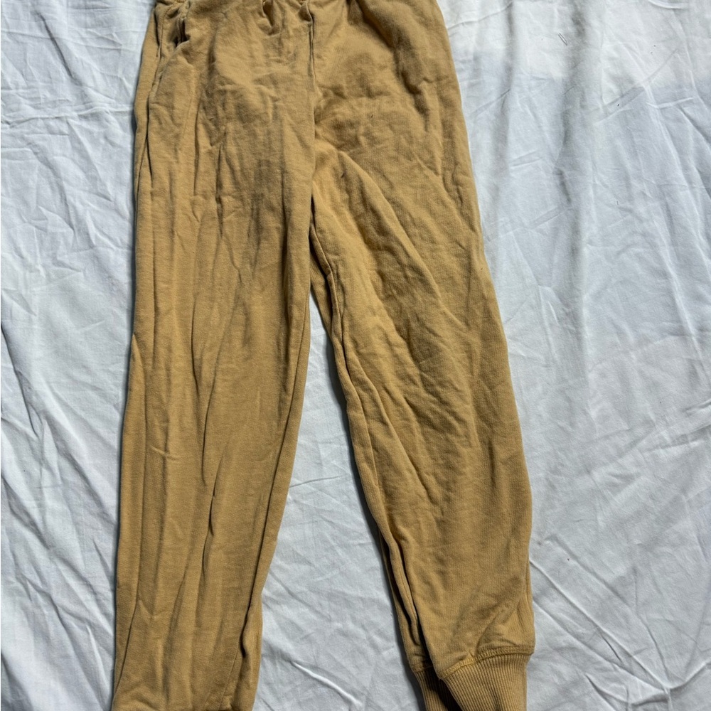 LuLaRoe Gigi + Jax mustard joggers